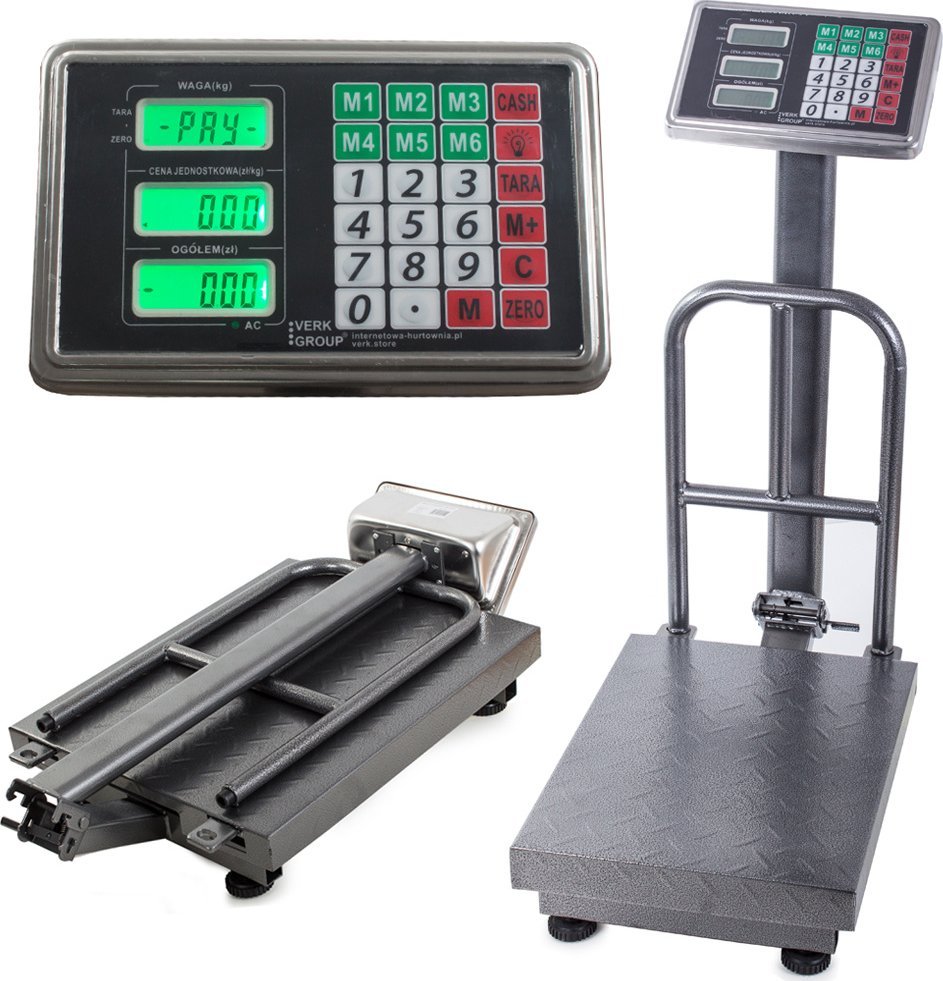 Verk Waga magazynowa elektroniczna oparcie 100kg lcd Waga magazynowa elektroniczna oparcie 100kg lcd