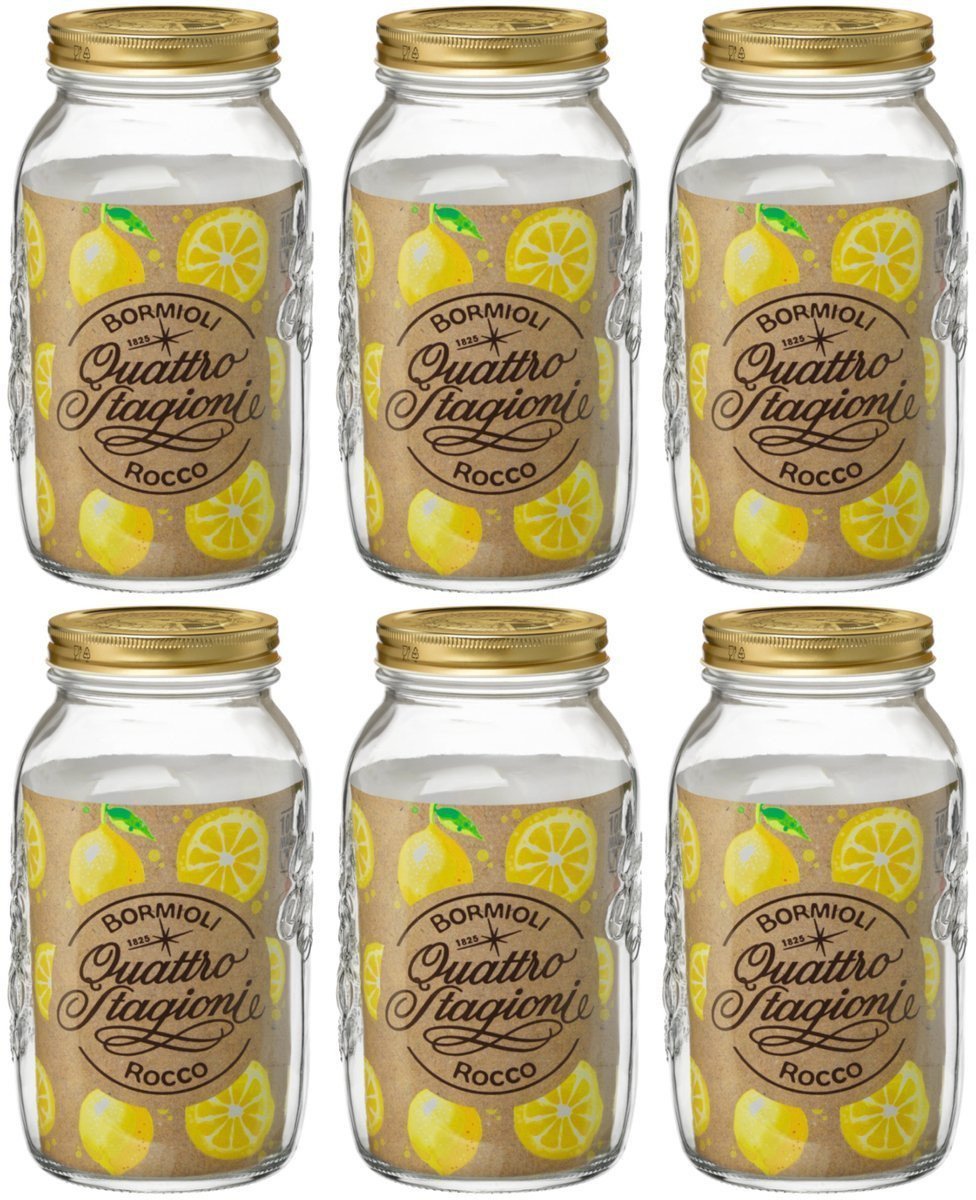 6x Słoik Bormioli Rocco Quattro Stagioni 1,5 l