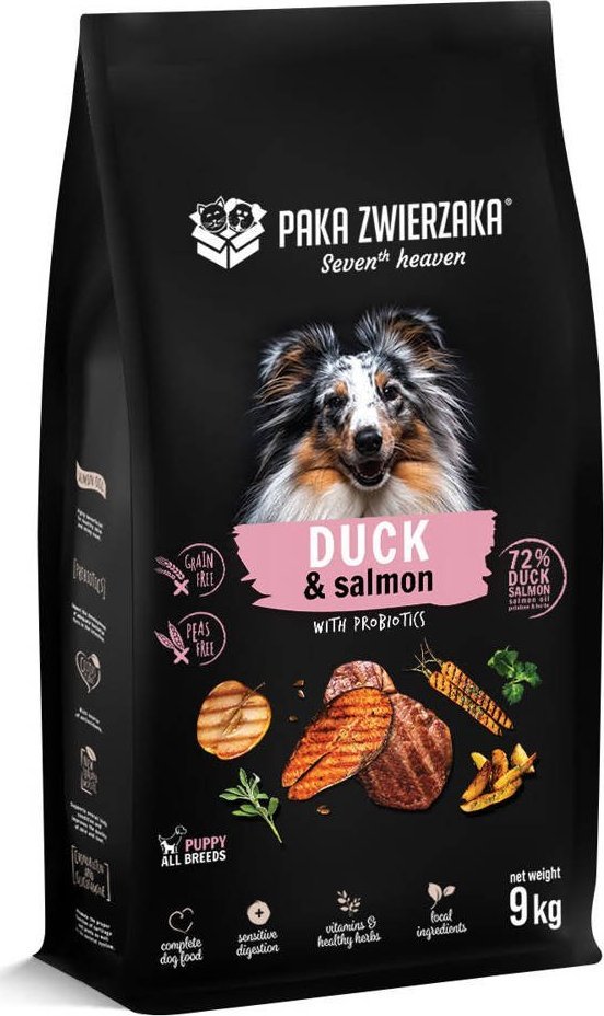 Paka Zwierzaka Paka Zwierzaka -Seventh heaven -Kaczka z łososiem (duck & salmon ) 9kg