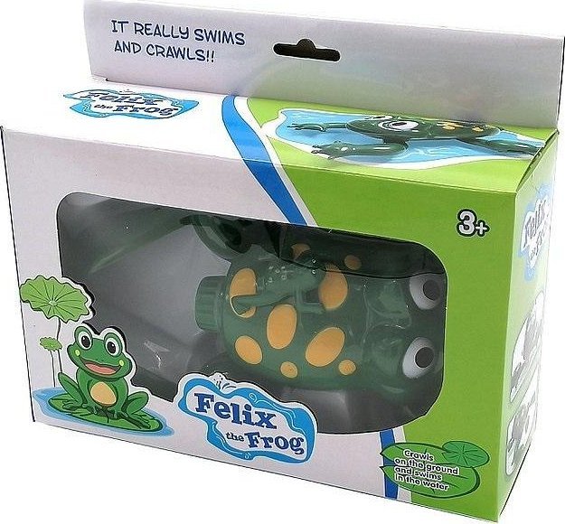 Żaba pływająca na baterie