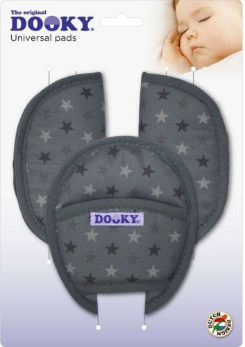 Xplorys Uniwersalne nakładki na pasy Dooky Universal Pads - Grey Stars (T-XP-126922)