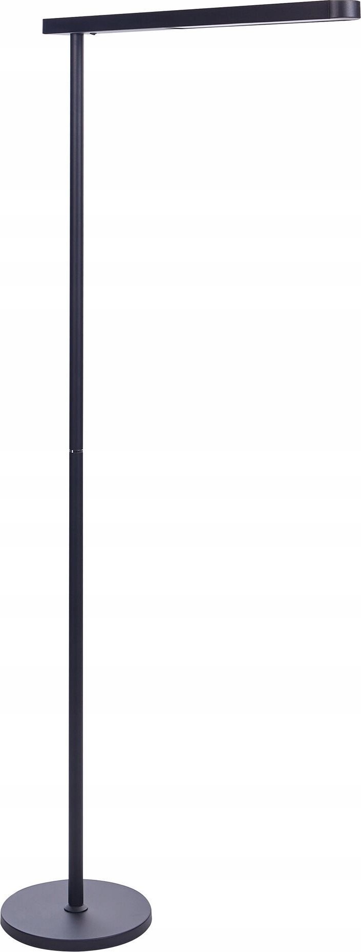 Lampa podłogowa Beliani Lampa podłogowa LED metalowa czarna PERSEUS