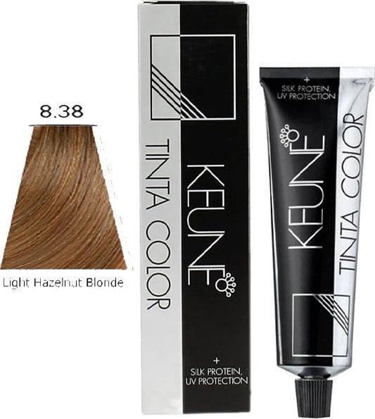 Keune Keune, Tinta Color, Permanent Hair Dye, 8.38 Light Hazelnut Blonde, 60 ml For Women