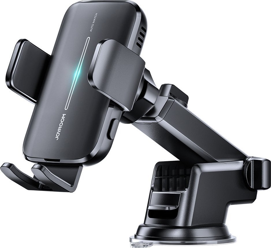 Joyroom Joyroom uchwyt samochodowy z ładowarką bezprzewodową 15W na kokpit deskę rozdzielczą czarny (JR-ZS245)