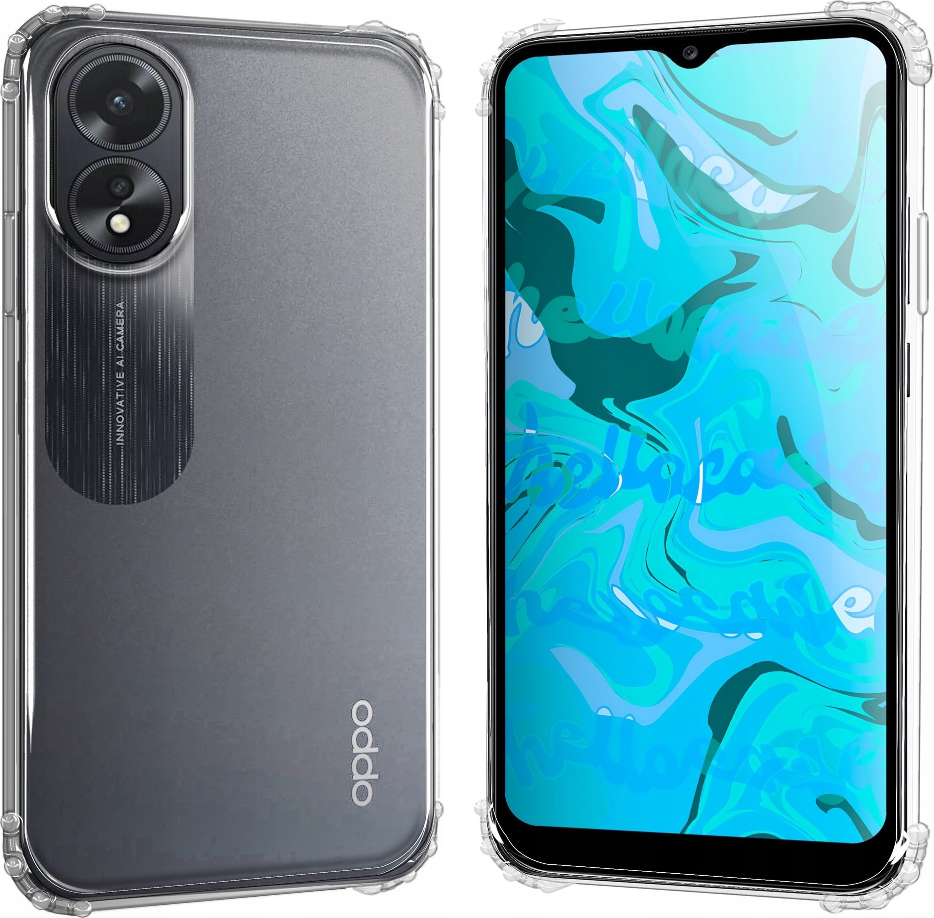 Hello Case ETUI PANCERNE DO OPPO A38 4G | CASE SILIKON GUMOWE SLIM ANTI SHOCK