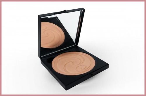 Living Nature Puder prasowany rozświetlający Medium