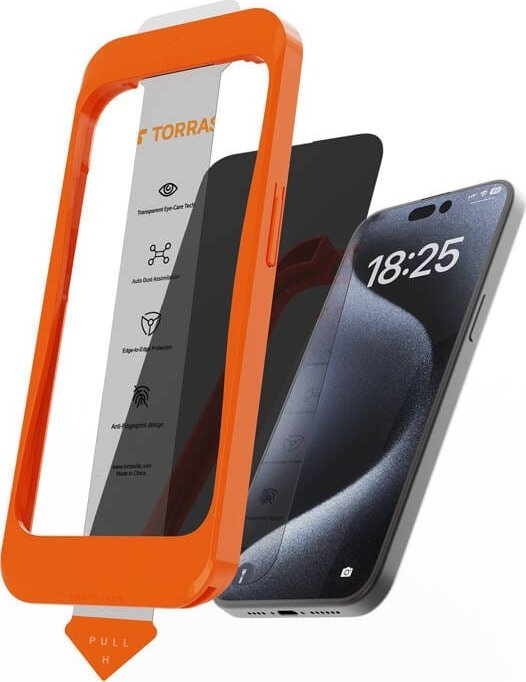 Torras Szkło hartowane Torras Install Master dla iPhone 16 Plus