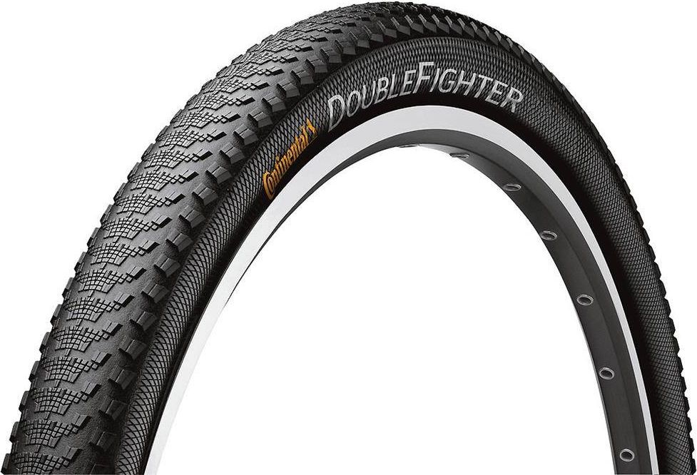 Continental Opona Continental Double Fighter III 26x1.9 Drut Czarna 800g Refl uniwersalny