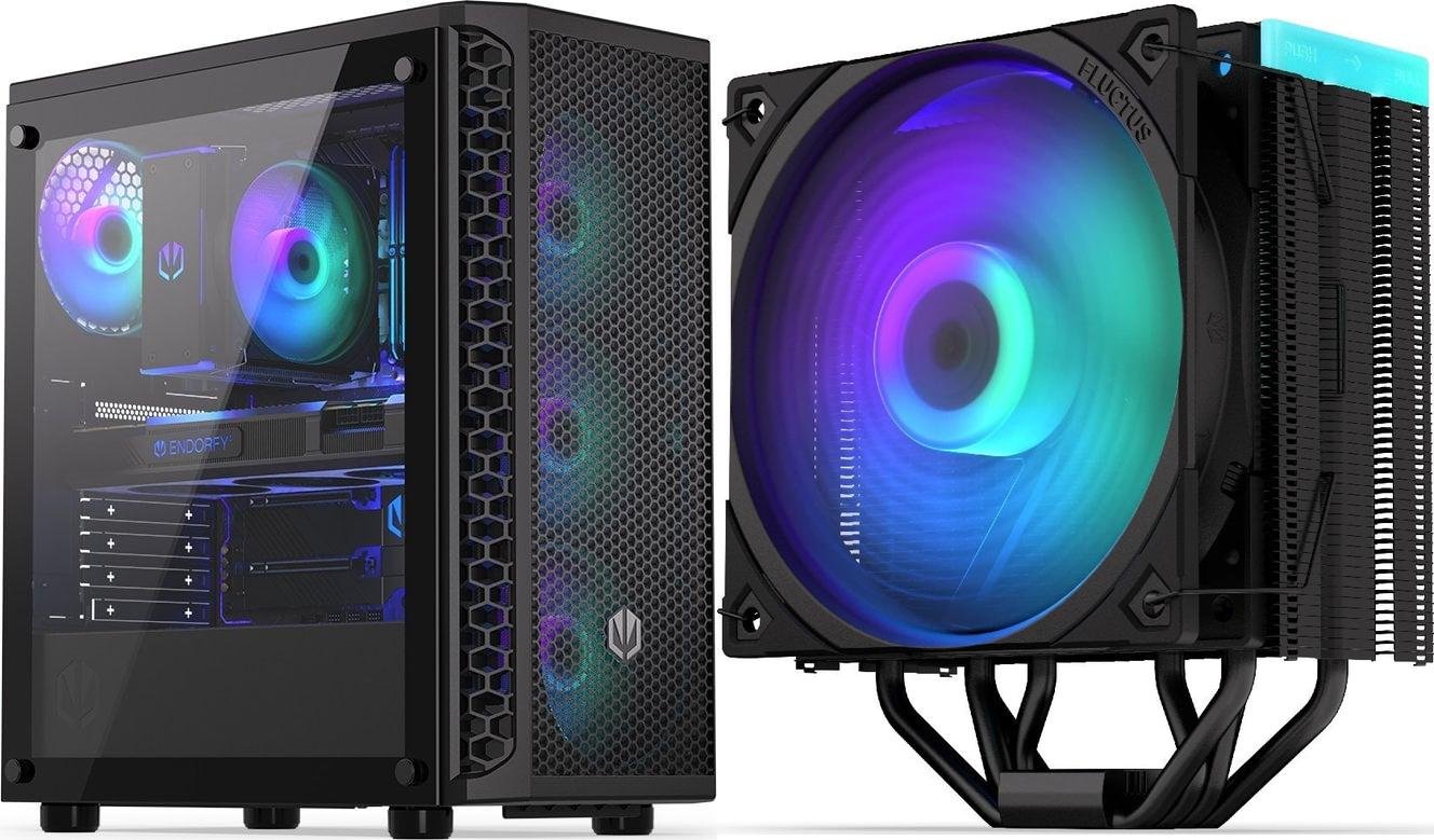 Obudowa Endorfy Signum 300 ARGB + Chłodzenie ENDORFY Fera 5 Black ARGB