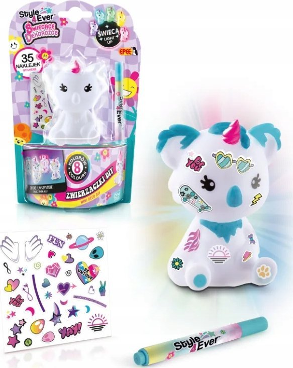 Epee Zestaw wiecšce Dekorożce - Zwierzaczki DIY, Koala