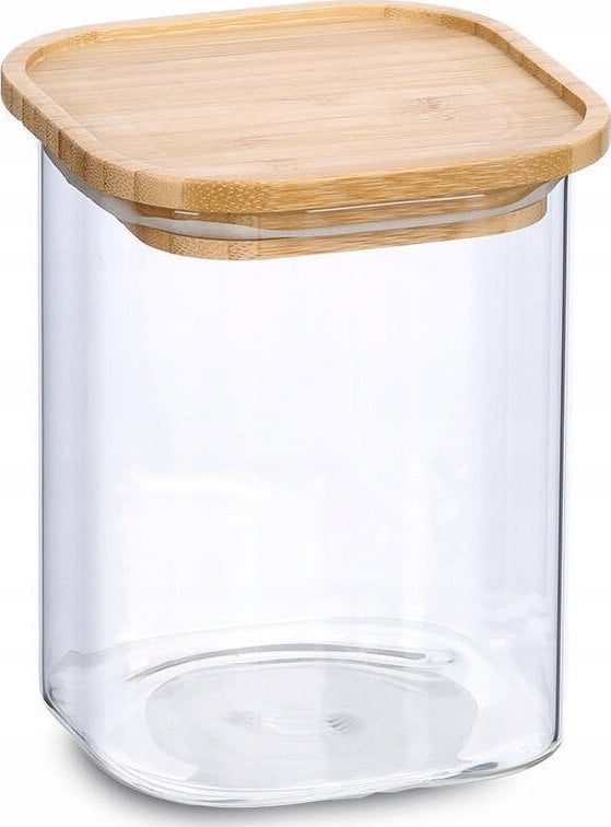 Zeller Słoik z pokrywką bambusa, 900 ml, 11 x 11 x 13,6 cm