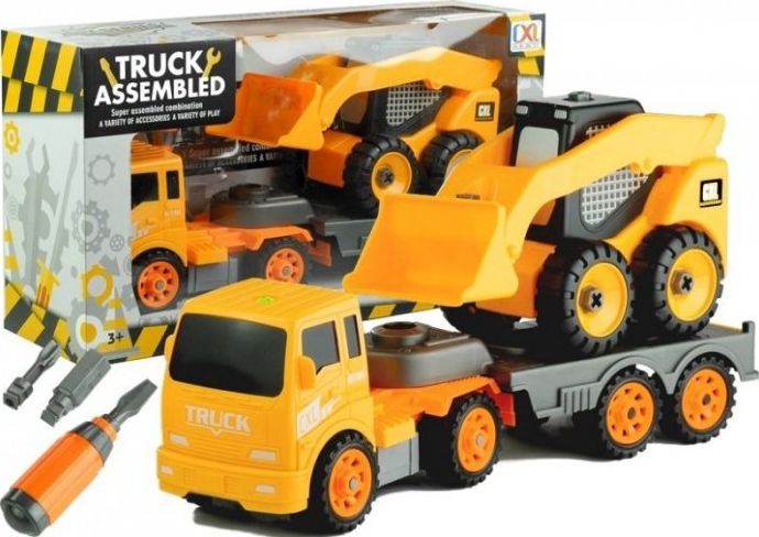 Lean Sport Dwa Pojazdy Budowlane Do Rozkręcania + Narzędzia