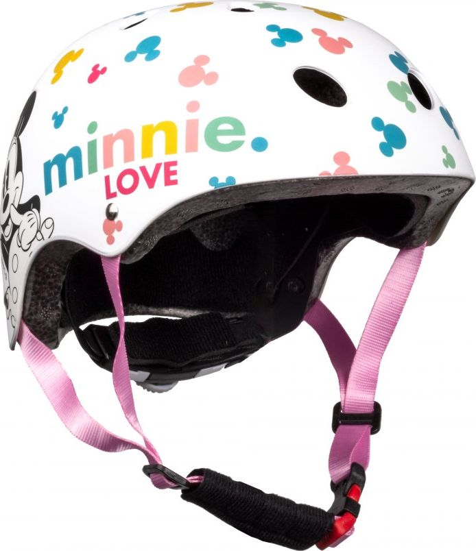 Seven Kask sportowy Minnie Mouse white 9080 SEVEN