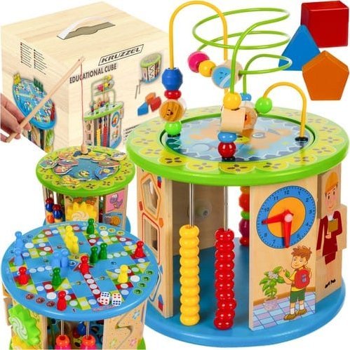 Kruzzel Kostka edukacyjna drewniana Kruzzel 24670