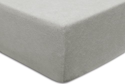 Darymex Prześcieradło frotte z gumką Popiel/70x140