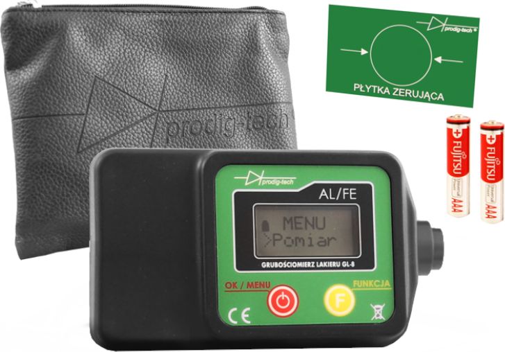 Prodig-tech Miernik tester czujnik grubości lakieru GL-8 PRODIG-TECH uniwersalny