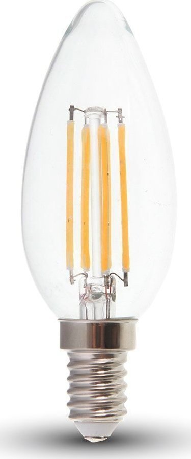 V-TAC Żarówka LED V-TAC 4W Filament E14 Świeczka VT-1986 4000K 400lm