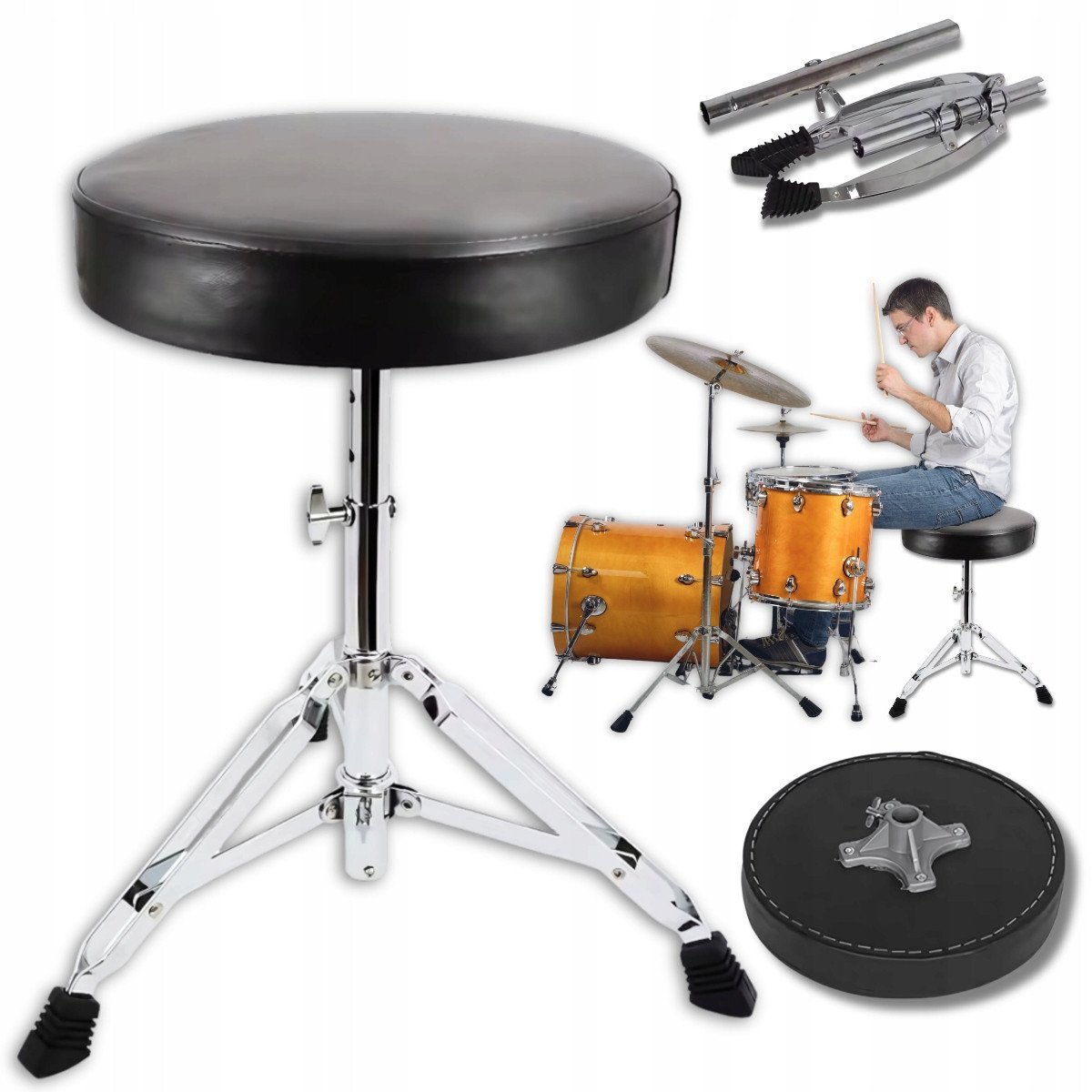 NN DT1 stołek perkusyjny taboret siedzisko dla per