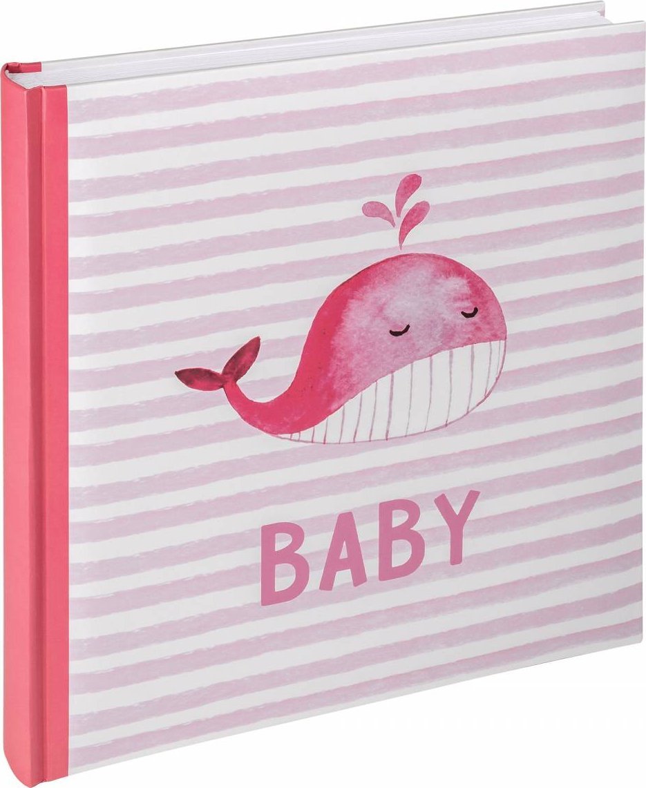 Walther Walther Sam pink 28x30,5 50 white Pages Babyalbum UK183R