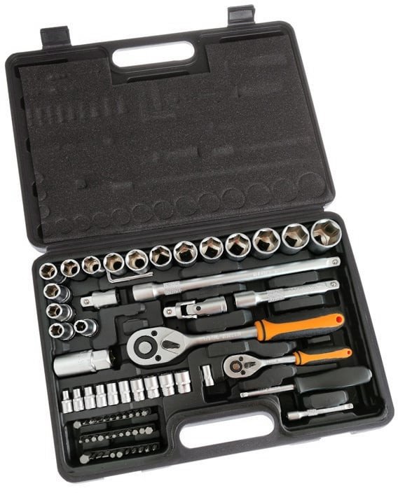 SOCKET SET VG051 ¼ IR ½ 72 PCS CRV