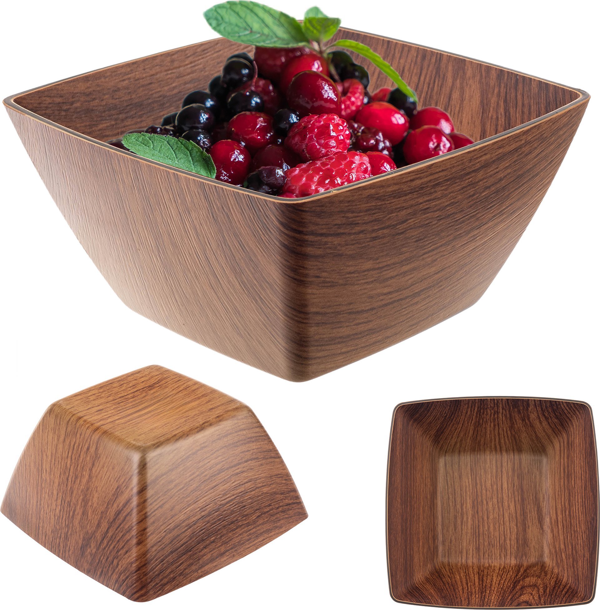 Kadax KADAX Salaterka plastikowa kwadratowa 16cm