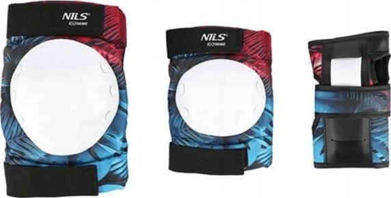Nils Extreme H734 BIAŁE ROZM. M ZESTAW OCHRANIACZY NILS EXTREME