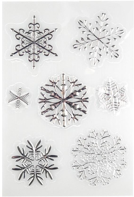 Płatki śniegu - naklejki