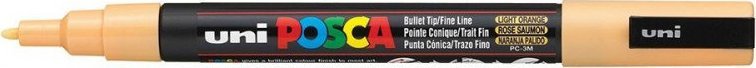 Uni MARKER PLAKATOWY UNI POSCA PC-3M JASNO-POMARAŃCZOWY