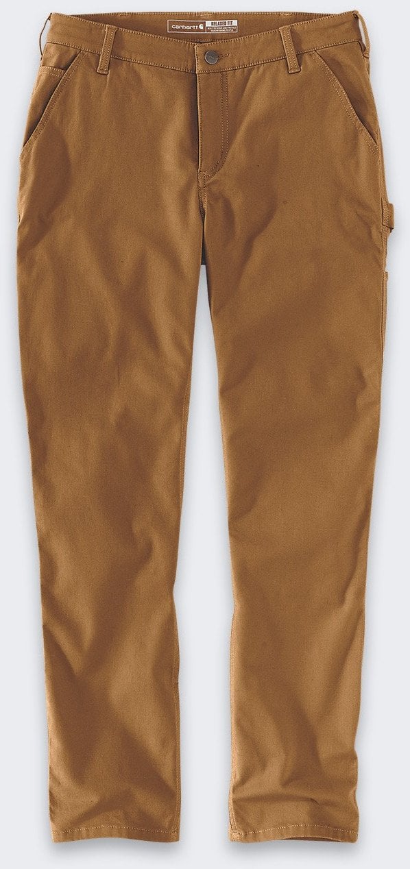 Damskie Spodnie Carhartt Rugged Flex Canvas Brown