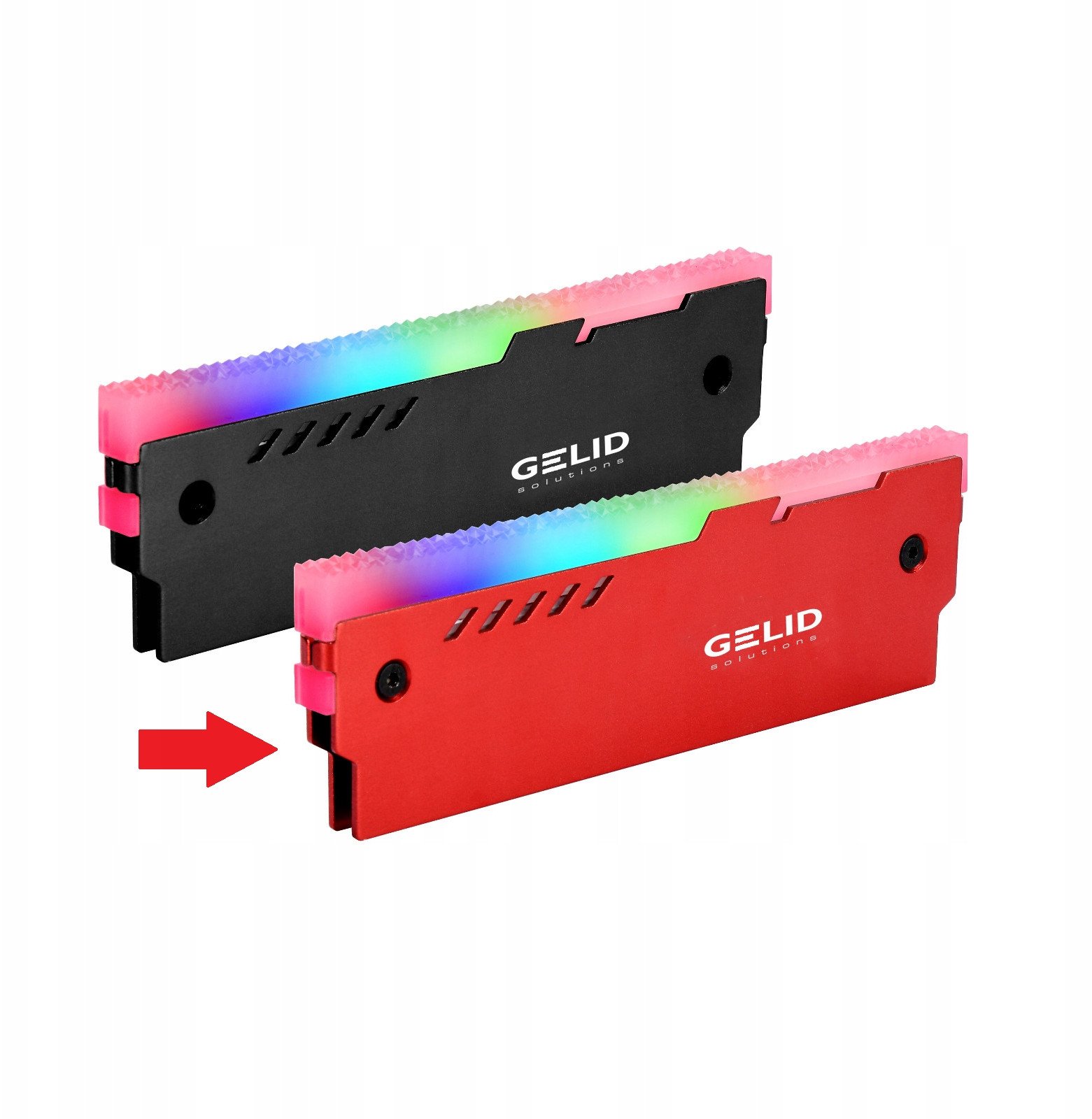 Gelid Lumen RGB RAM Memory Cooling Kit Black (GZ-RGB-01)