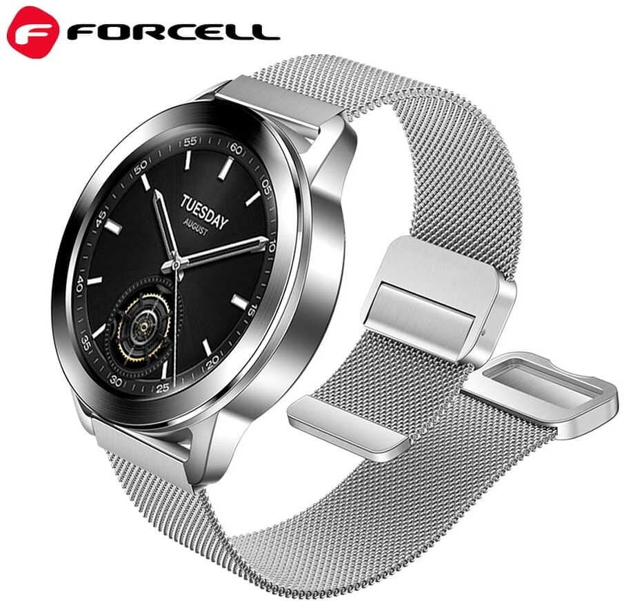 ForCell Pasek do Samsung Galaxy Watch magnetyczny stalowy 20 mm srebrny