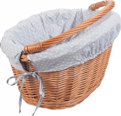 Wnuk Kosz rowerowy Clik (Wkład/Naturalny)