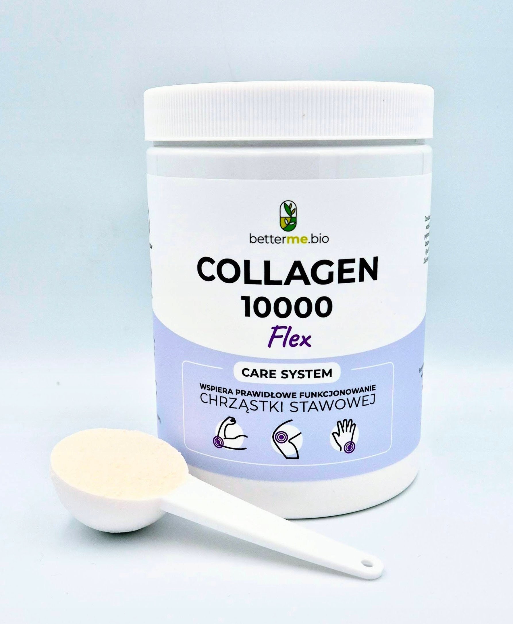 BETTERME_Collagen 10000 Flex Kolagen Rybi i Chondroityna suplement diety na stawy, kości, mięśnie 450g