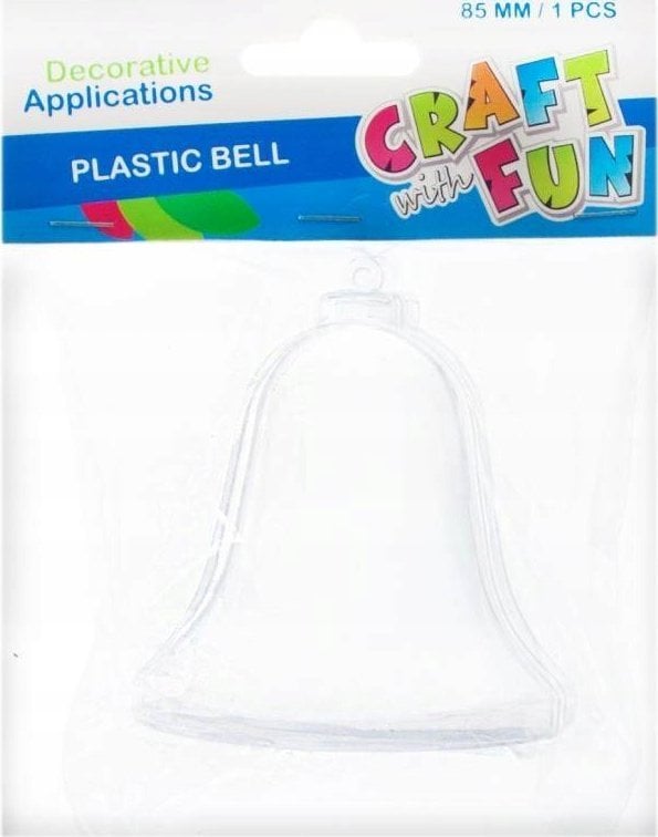 Craft with Fun OZDOBA BN PLAST DZWONEK 8,5CM CF PBH 12/192
