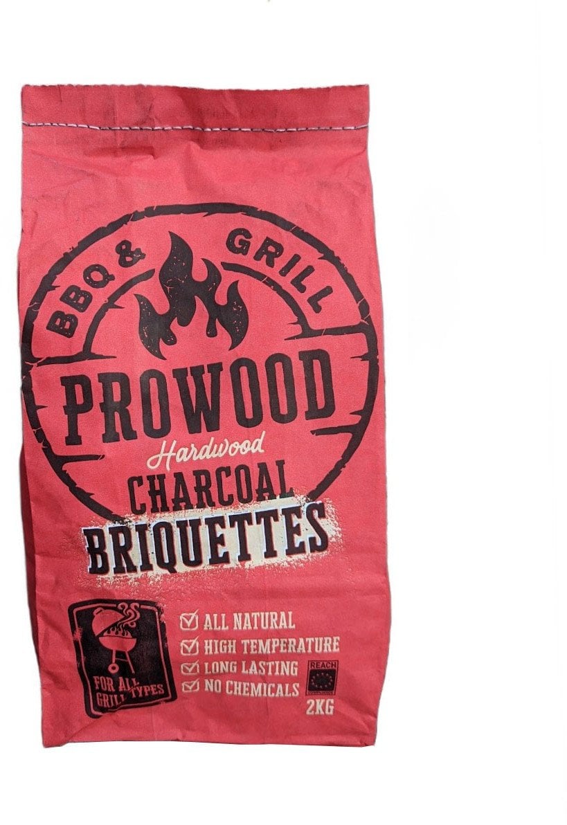 PROWOOD CHARCOAL BRIQUETTES BRIQ2 2KG