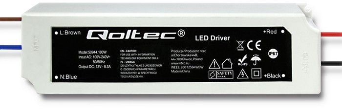 Qoltec Zasilacz LED Driver 100W 8.3A (50944)