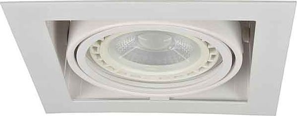 Azzardo Oprawa podtynkowa prostokątna biała AZzardo NOVA AZ2870