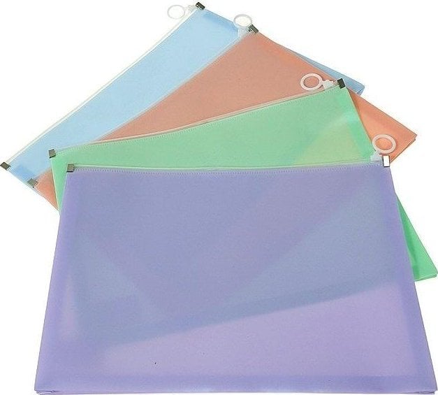 Teczka A4 plastikowa zapinana (12szt)