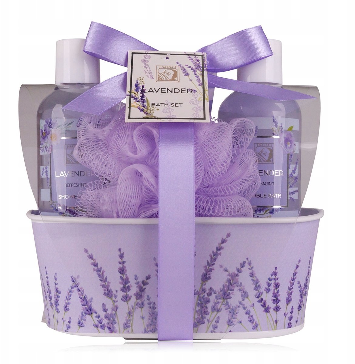 Accentra Bath set LAVENDER w metalowym pudełku