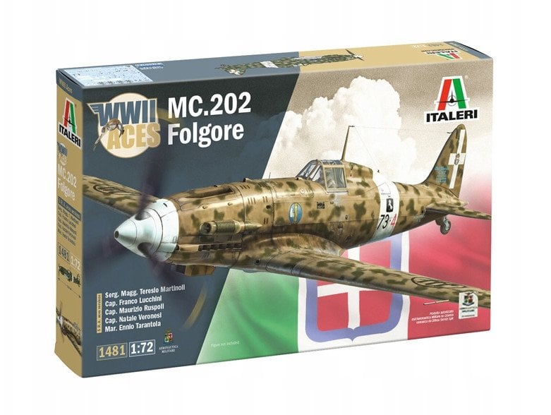 Model plastikowy MC.202 Folgore Aces 1/72