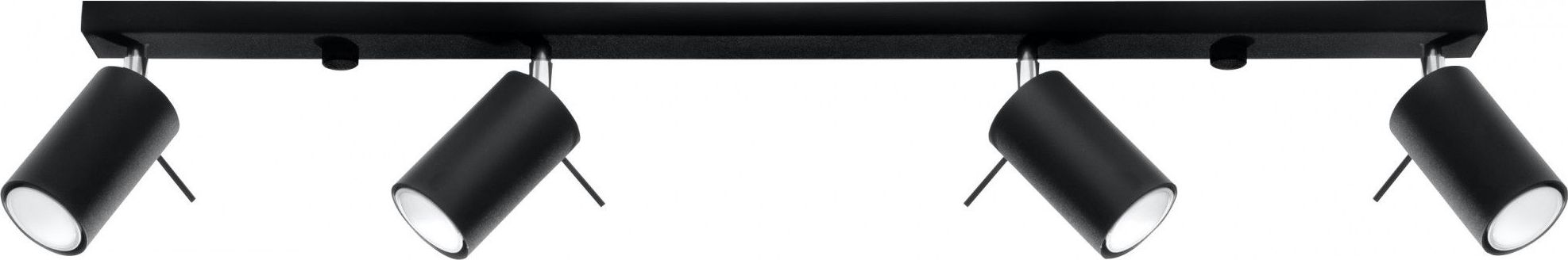 Lampa sufitowa Lumes Łazienkowy plafon LED E785-Rins - czarny