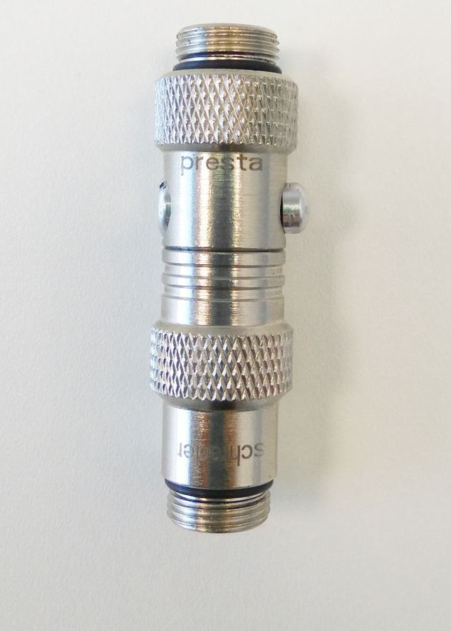 Lezyne Końcówka do pompki LEZYNE ABS SHOCK CHUCK presta/schrader (NEW)