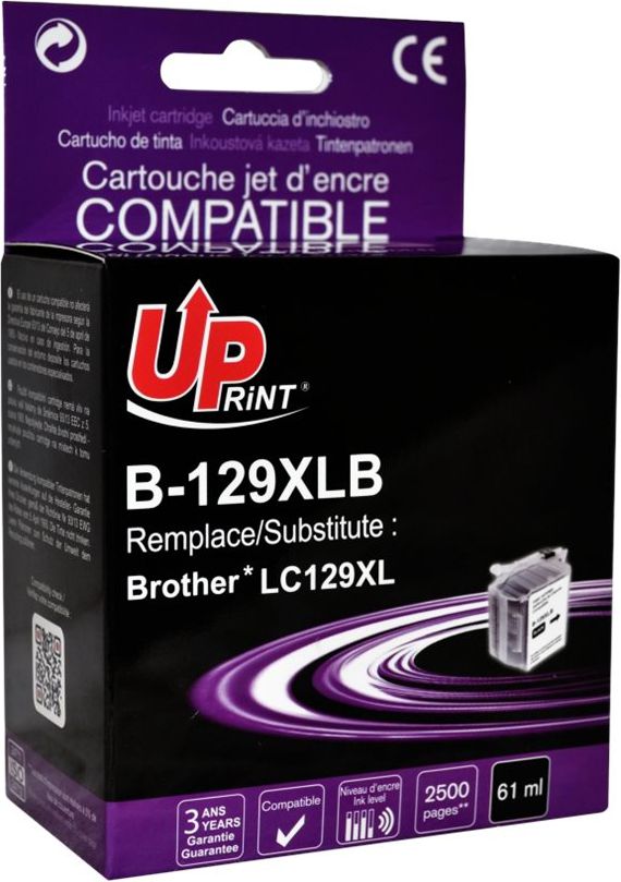 Tusz UPrint B-129XLB / LC-129XLBK (black)