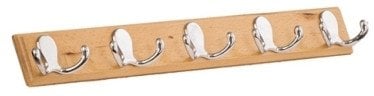 HANGER 5 HOOKS HP14305XCHROM BEECH