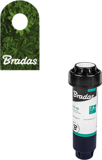 Bradas Zraszacz wynurzalny 3" / 7,6cm bez dyszy GZ 3/8" Bradas 5045