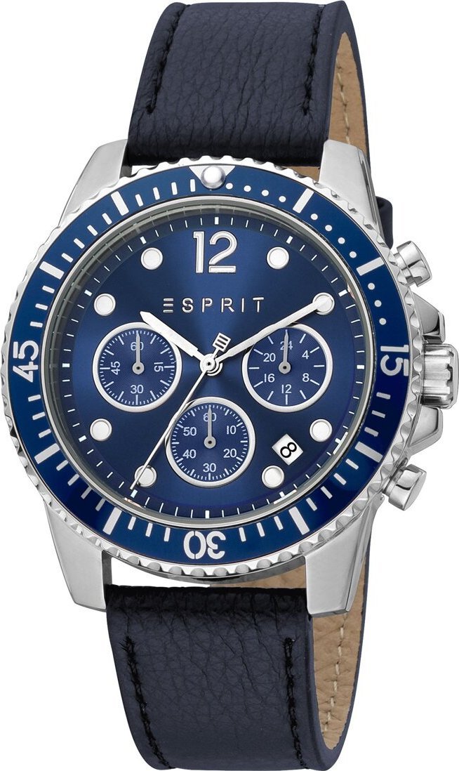 Esprit Zegarek marki Esprit model ES1G373L kolor Niebieski. Akcesoria męski. Sezon: Cały rok NoSize