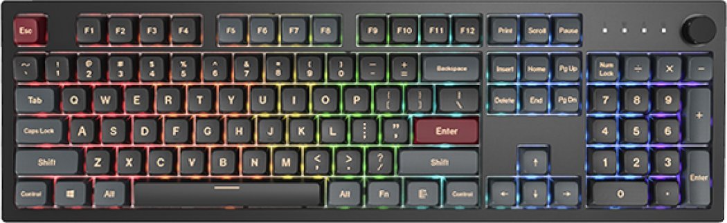 Klawiatura Montech Montech MKey Darkness Gaming Tastatur - GateronG Pro 2.0 Red (US)