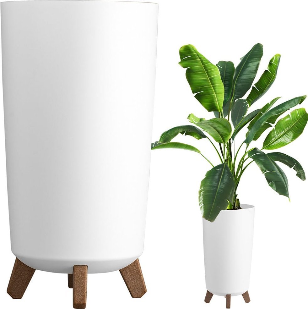 Prosperplast Doniczka GRACIA TUBUS SLIM - biały DGTL200-S449 Prosperplast