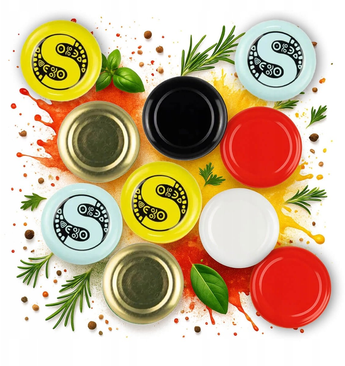 50x WIECZKO FI 33 Zakrętka do butelki soczek 330ml Zakrętka do Soków