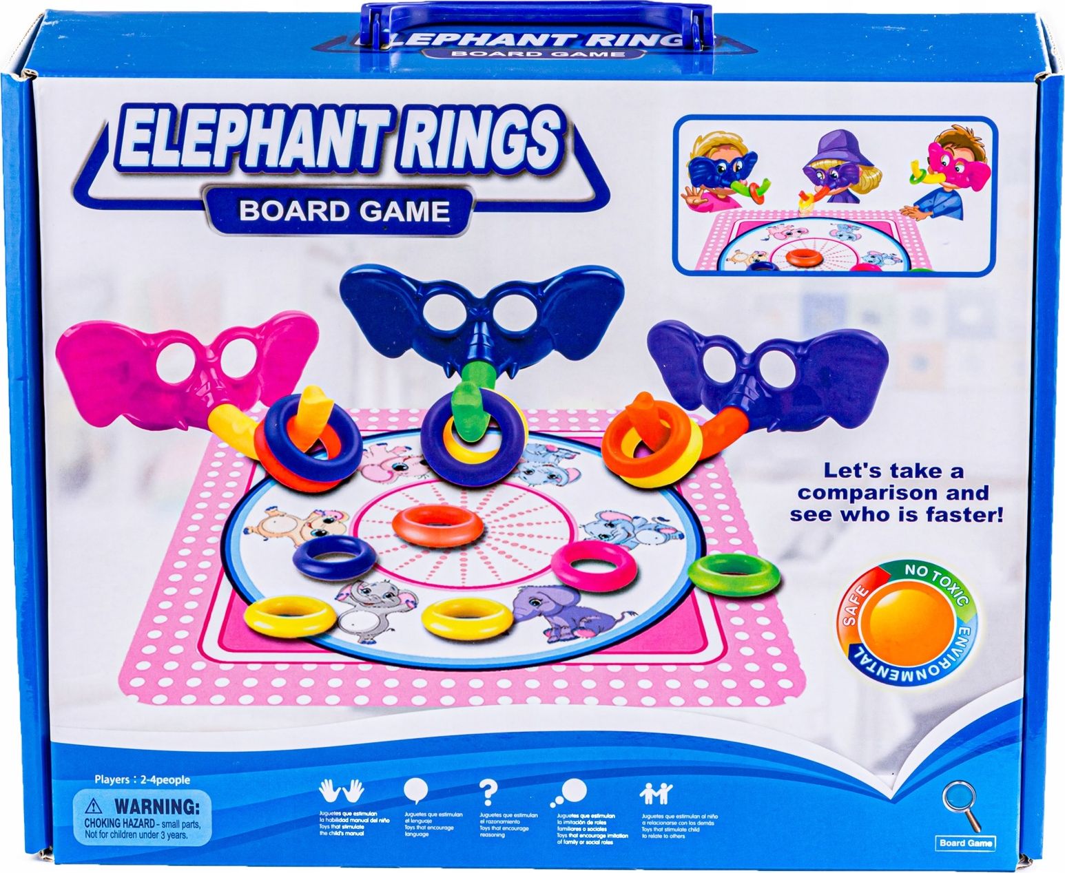 Gra Zręcznościowa Rzutki Traf Do Celu - Słonie I Obręcze,Elephant Rings